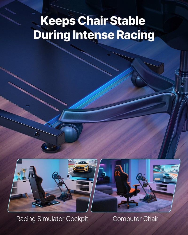 [New]Racing Wheel Stand,Adjustable & Foldable Simulator Stand for Logitech G29 G