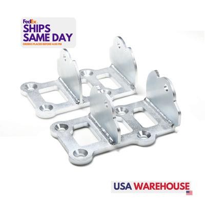 Hooker 12621HKR, 2 Pack Engine Mount Plate Kit Fits Gm Ls Engine Swap Performanc