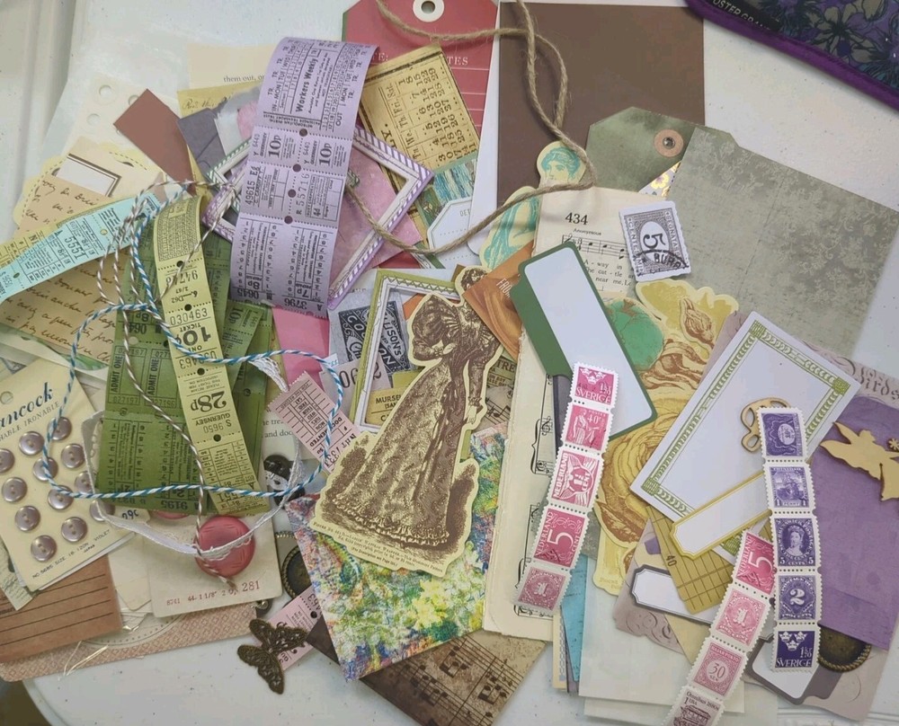 Junk Journal/Collage Ephemera Pack 75+ pieces