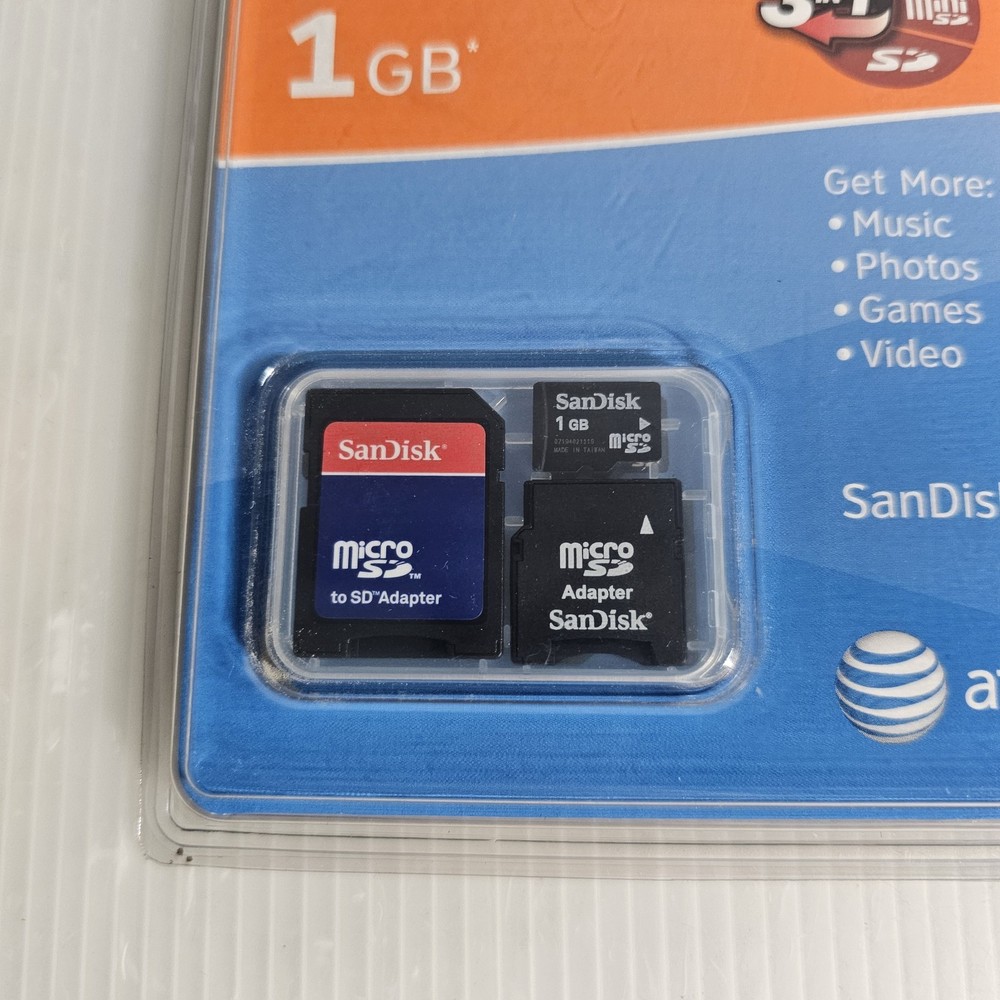 Universal Sandisk Micro SD Mobile Memory Kit 1GB Adaptor