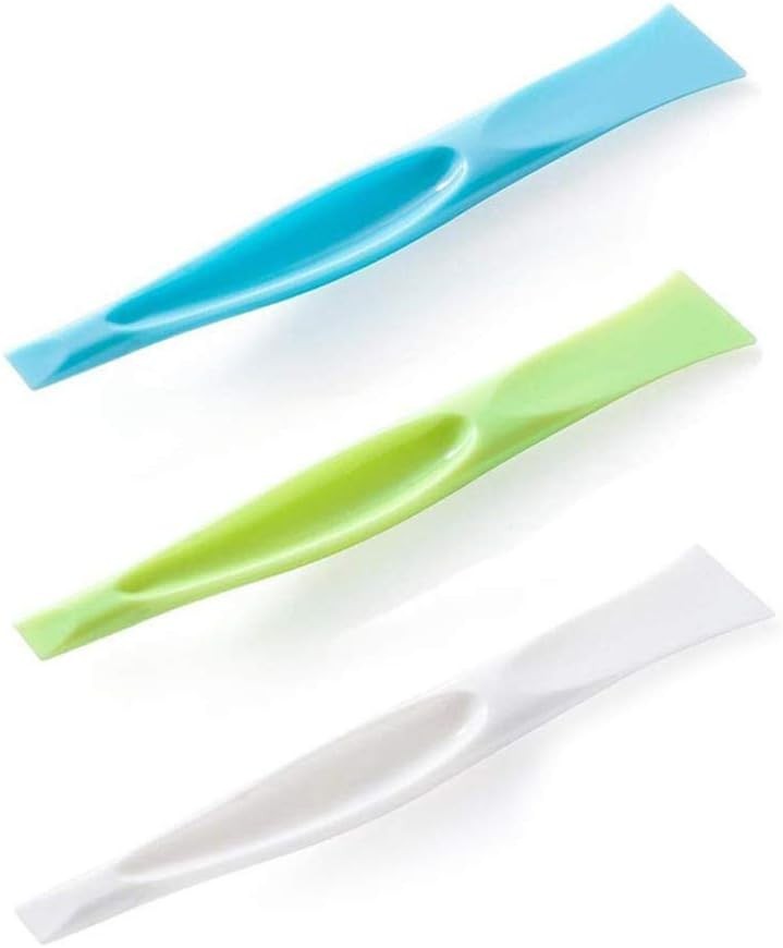 3 PCS Multipurpose Cleaning Scraper Tool - Non-Scratch Hard Plastic Sticker Scra