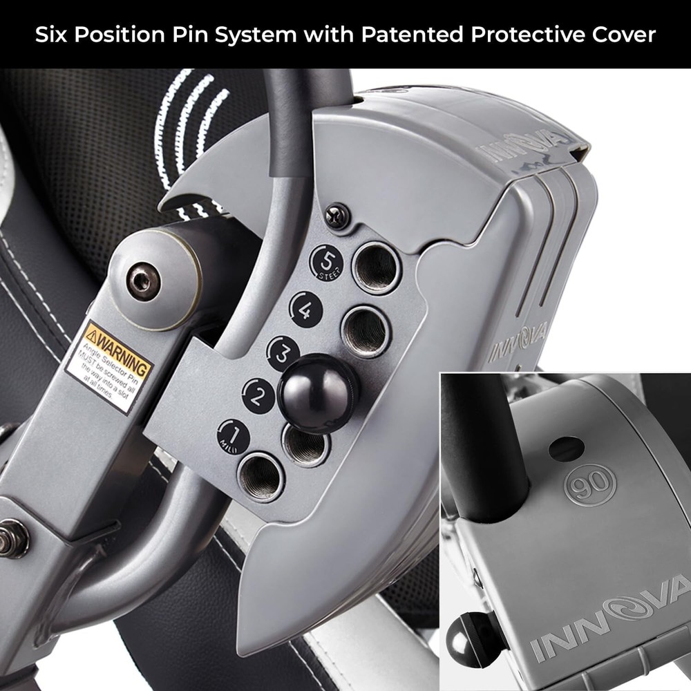 Advanced Heat and Massage Inversion Table Gray/Black