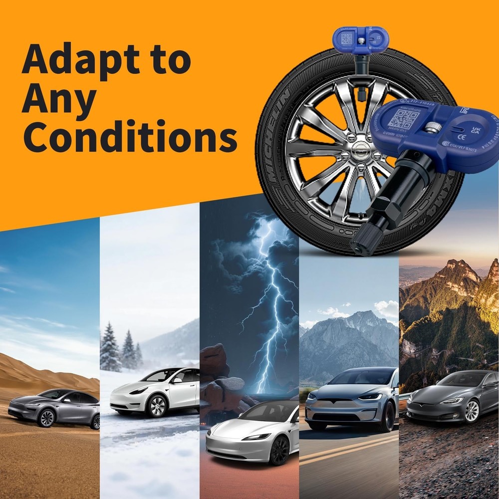 Bluetooth TPMS Sensor for Tesla Model 3, Model Y, Model S, Model X 2020-2025,...