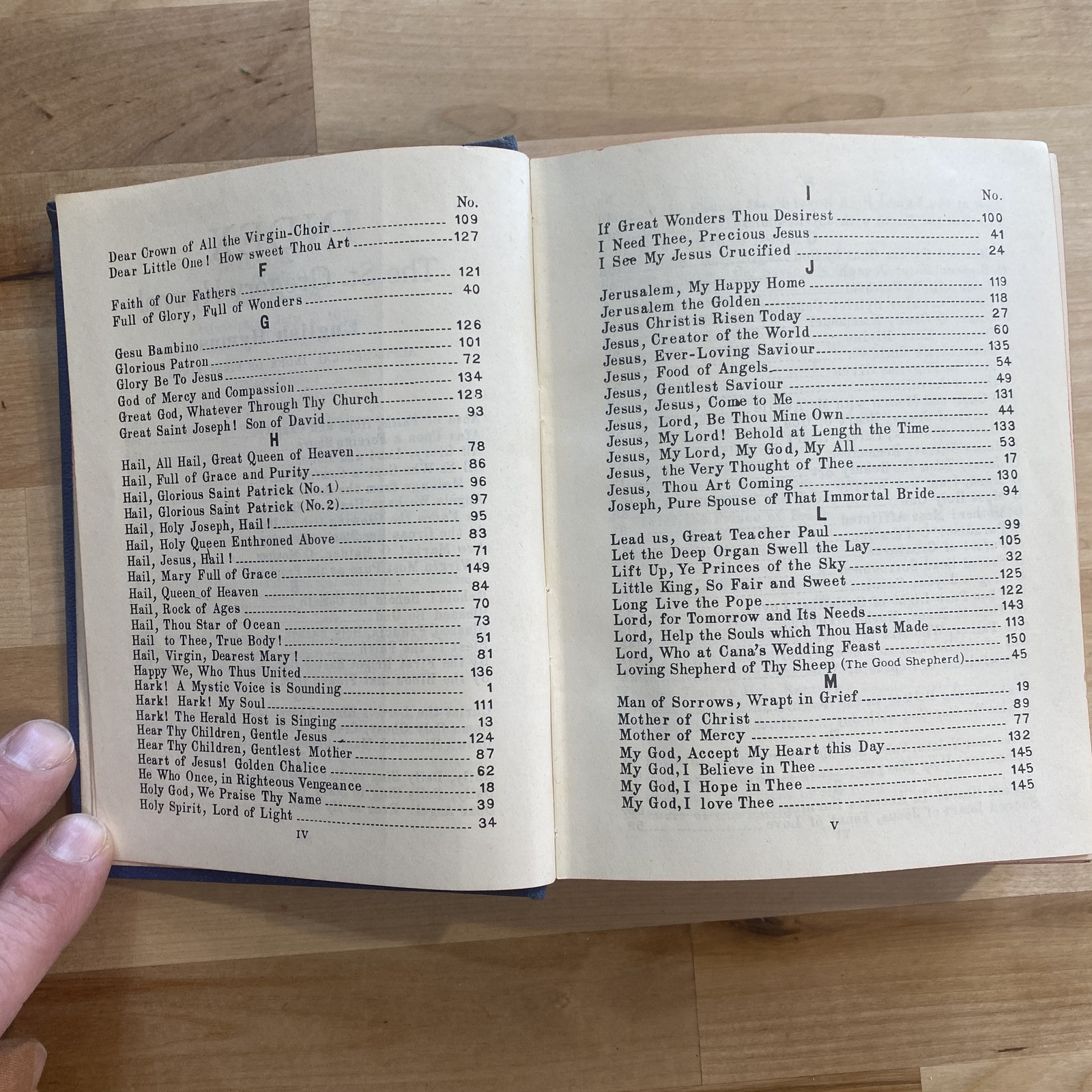 Vintage St. Gregory Hymnal & Catholic Choir Book 1947 Melody Edition Sheet Music