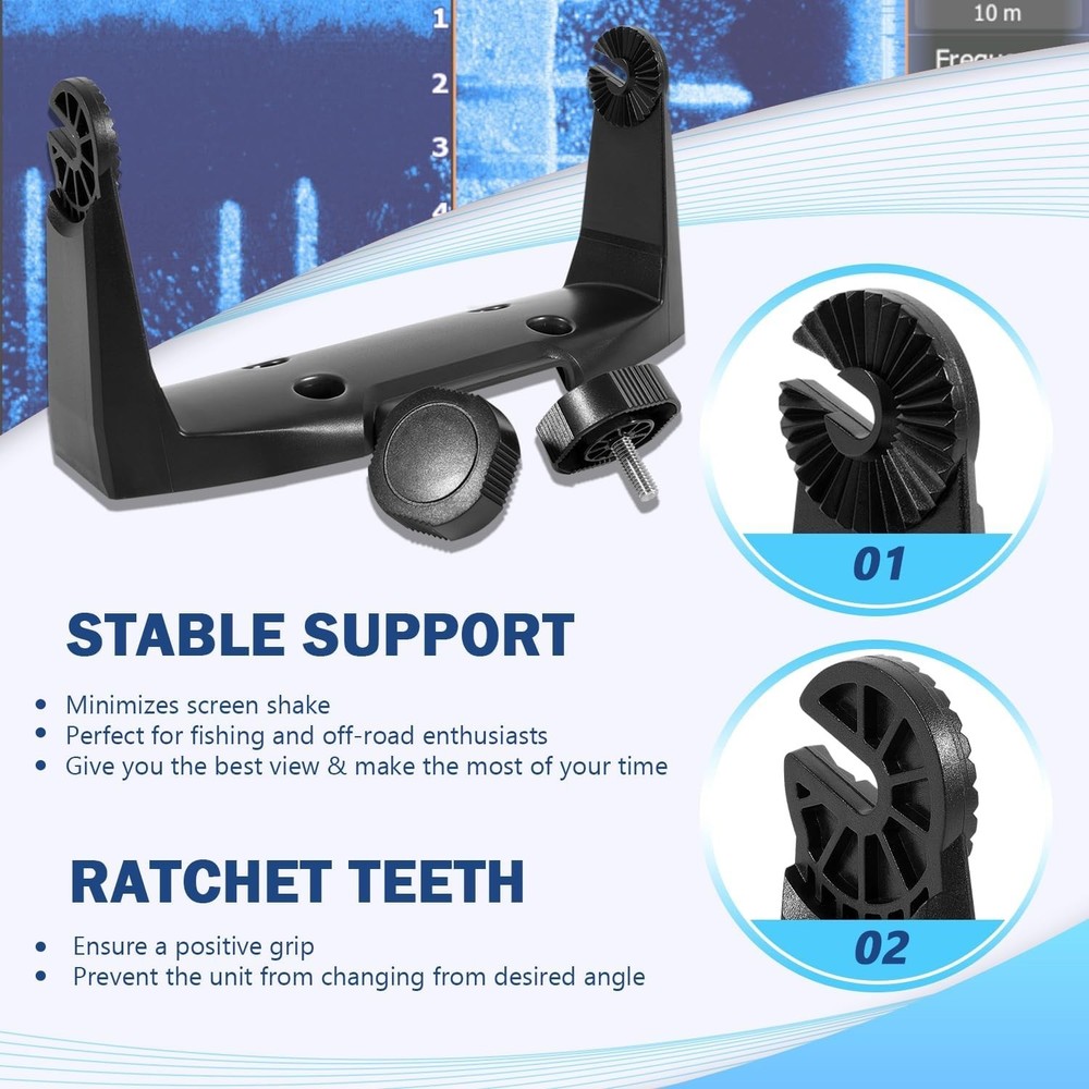 000-11019-001 Upgrade Gimbal Bracket Mounting Bracket with Knobs for Lowrance...