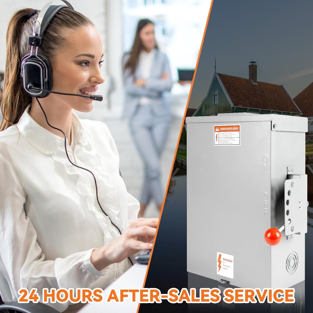 Durable 200A Double-Throw Safety Switch - Ideal for Seamless Power Transition