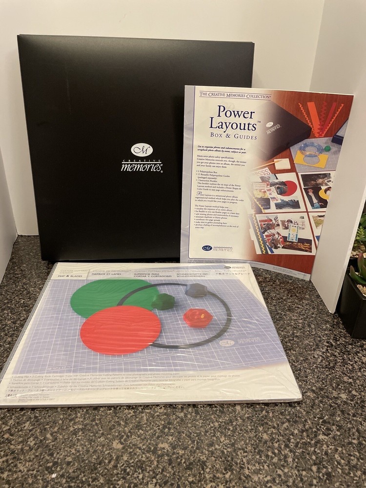 Creative Memories Custom Cutting System Power Layout Box Templates & Much More