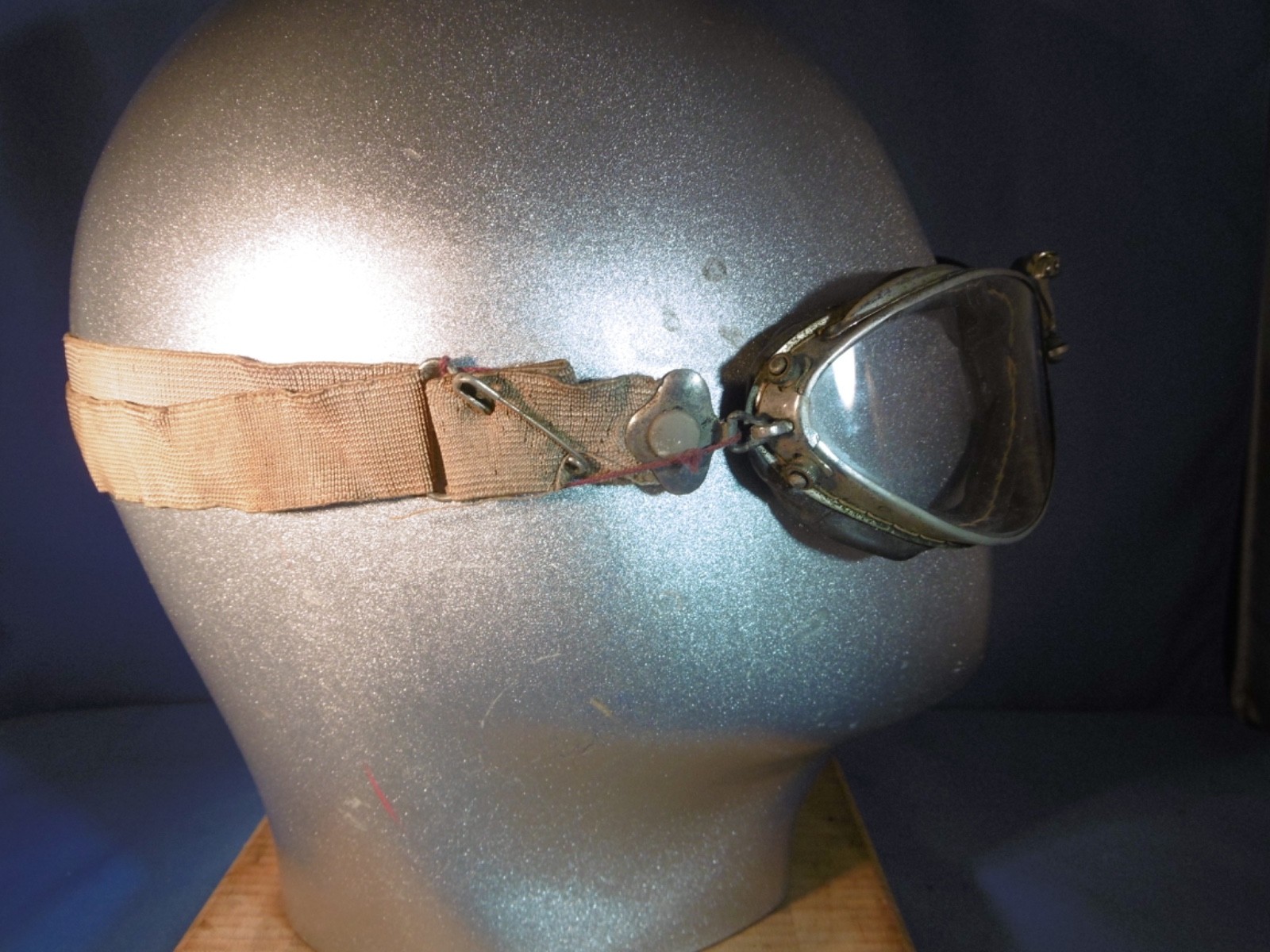 1910 - 20 BECK Goggles Aviator Pilot Italy Torino War Motorcycle
