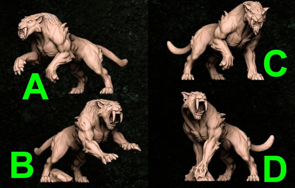 Sabertooth | D&D | Pathfinder | Fantasy | AoS