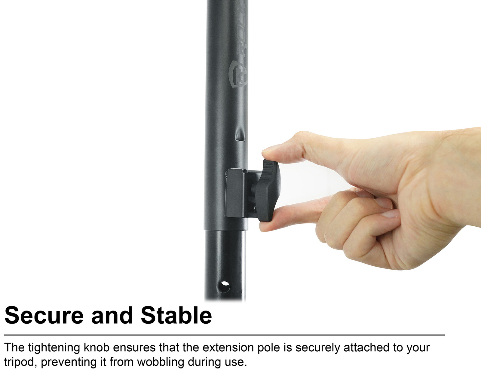 Rockville ACC-EX Accessory 21" Extension Pole For 35MM Speaker or Lighting Stand