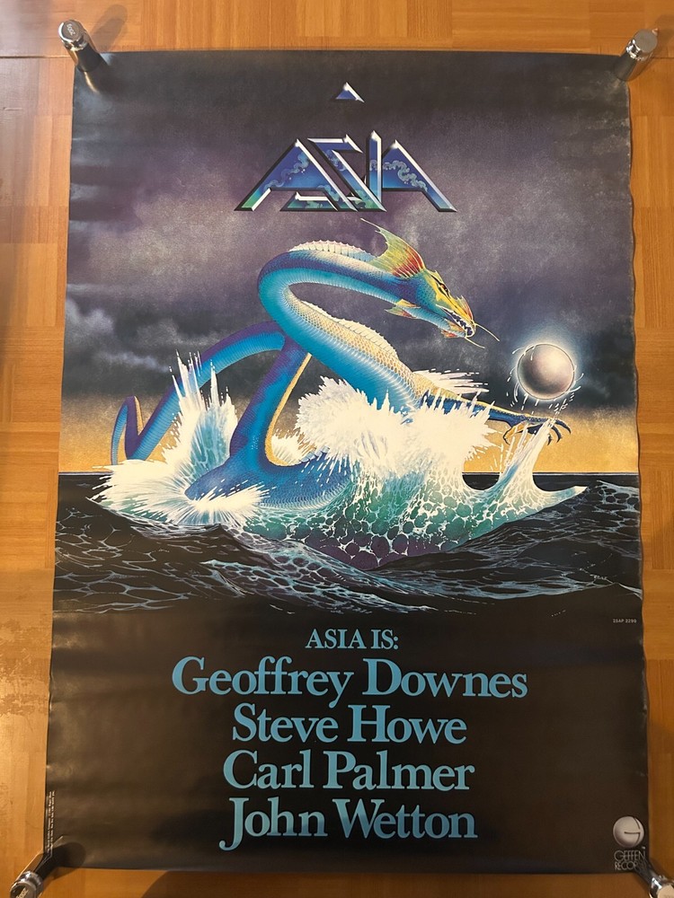 Asia / Asia 1982 CBS Sony Japan Original Promo Poster A1 23x33in (594x840mm)