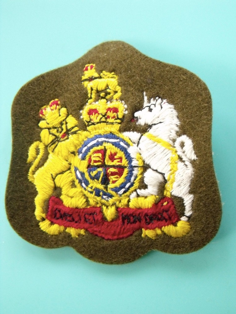 ORIGINAL BRITISH ROYAL NAVY PATCH WARRANT OFFICER CLASS 1 PATCH MINT CONDITION