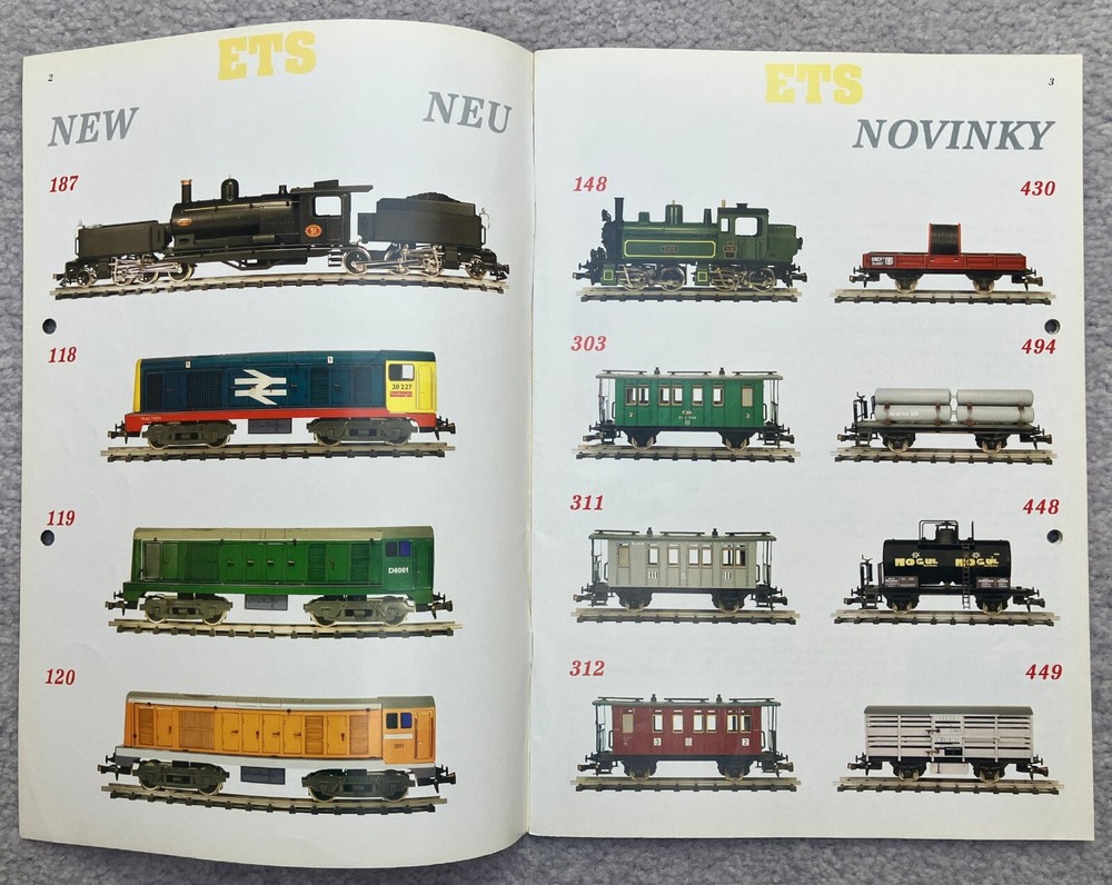 2004 – 2005 ETS Electric Train Systems Catalog O Gauge – 52 Pages