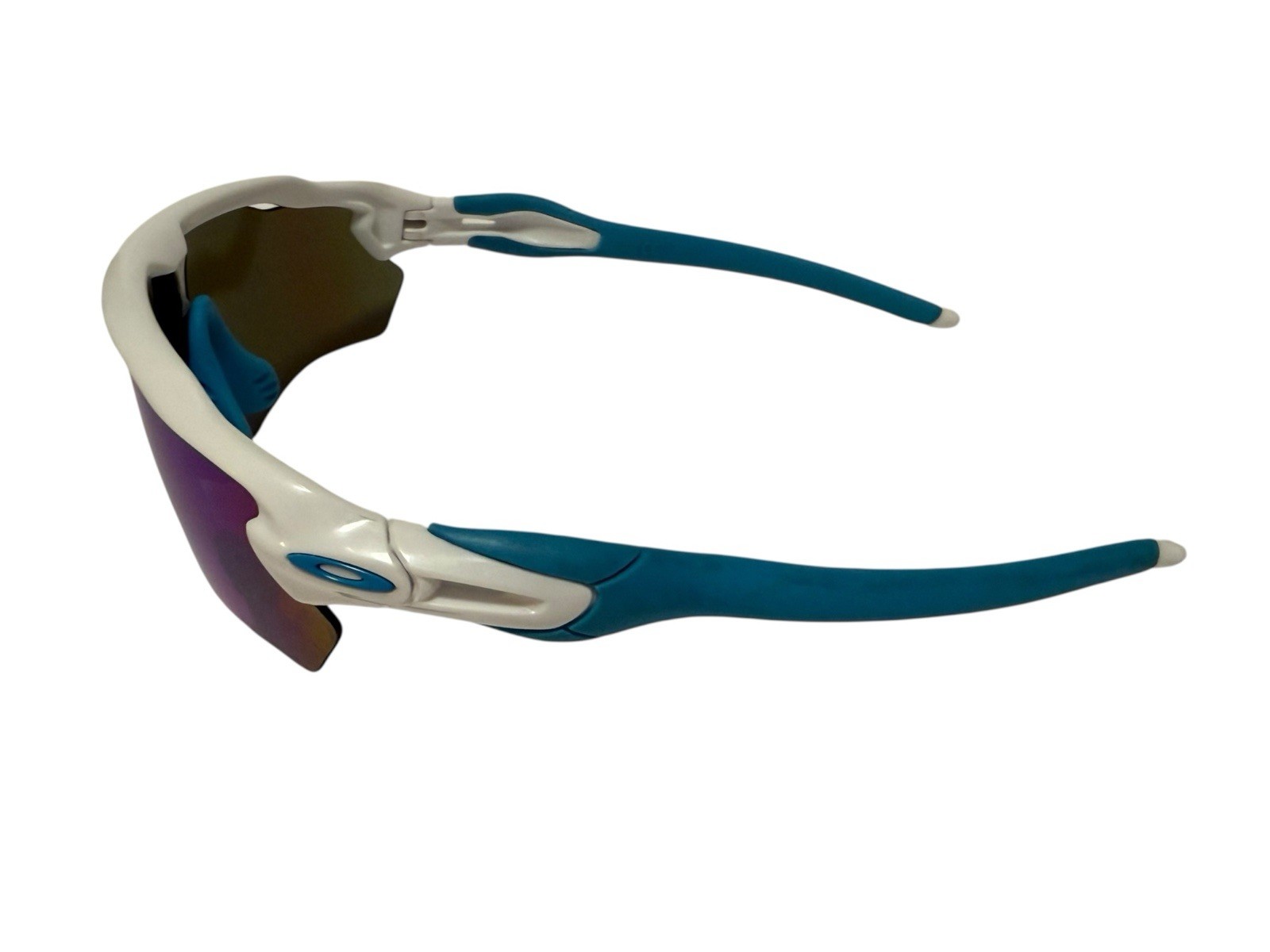 Oakley Radar EV XS OJ9001 White Blue Iridium Shield Sunglasses Cycling Youth TLC