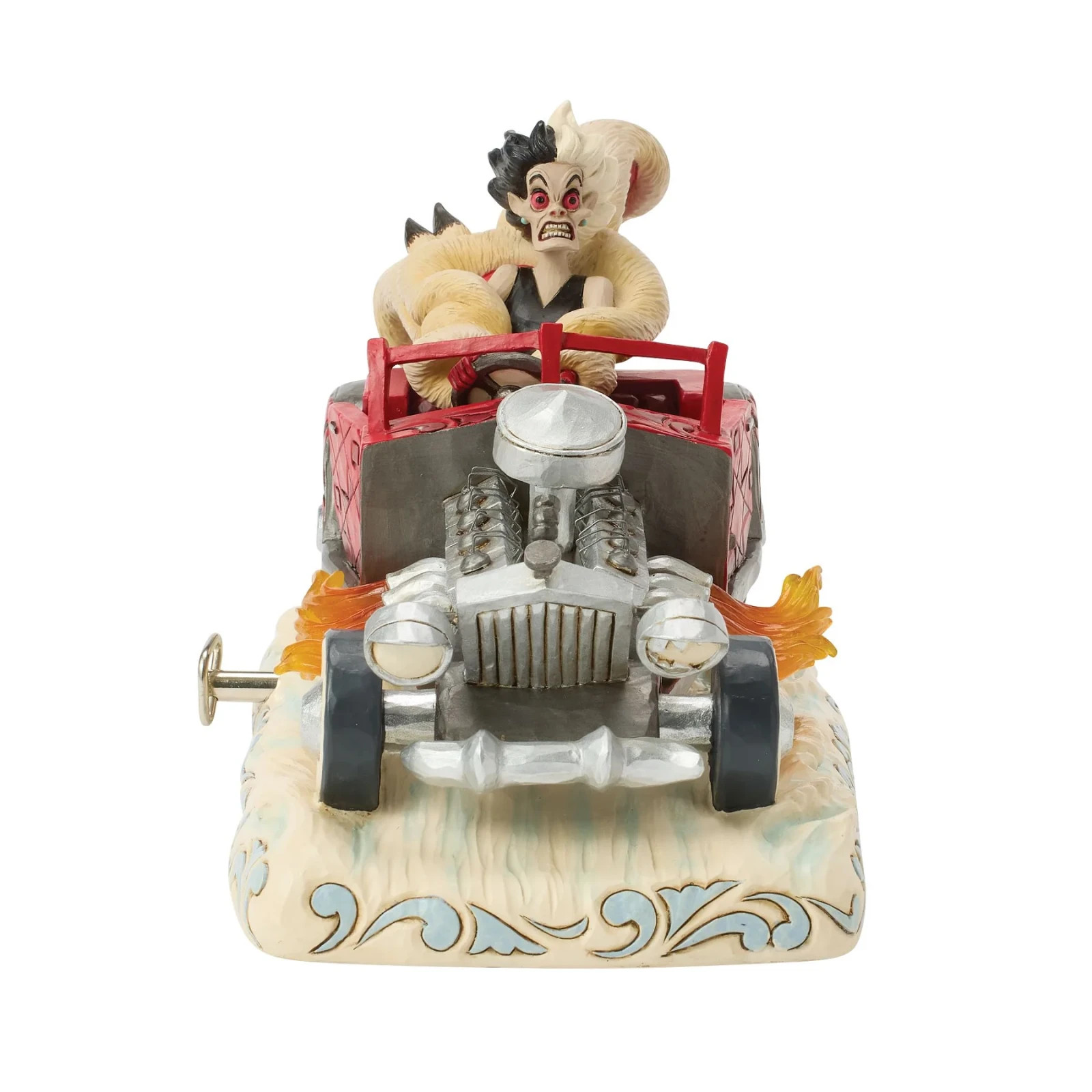 Jim Shore Disney CRUELLA CAR SCENE MUSICAL FIGURINE-DRIVING DE VIL-ISHLY 6016903