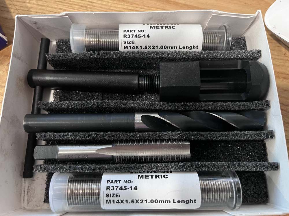 Heli-Coil Thread Repair Kit: Threaded Insert 21mm Insert Length