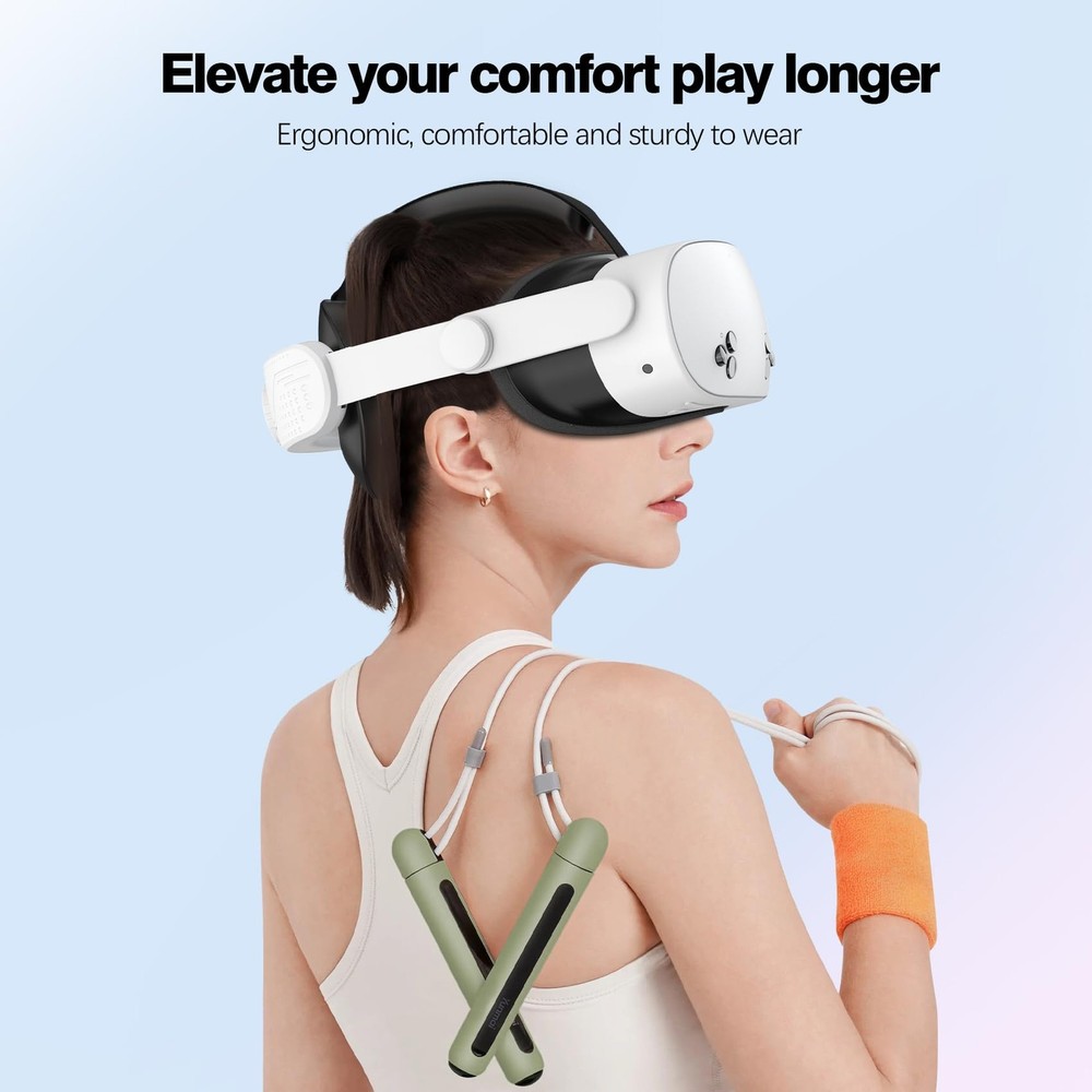 Adjustable Comfort Head Strap for Meta Quest 3S - Lightweight, Balanced Design