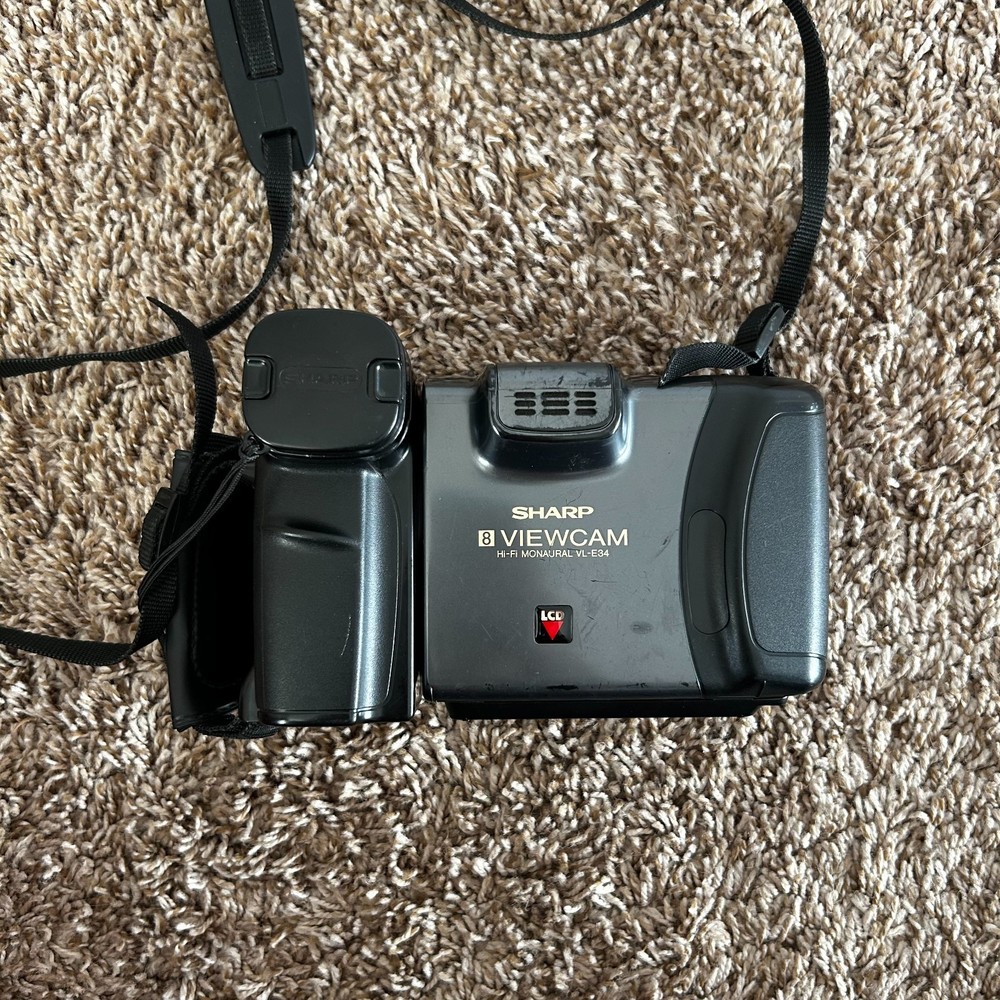 Sharp VL-E34U 8mm Analog Camcorder, UNTESTED Condition