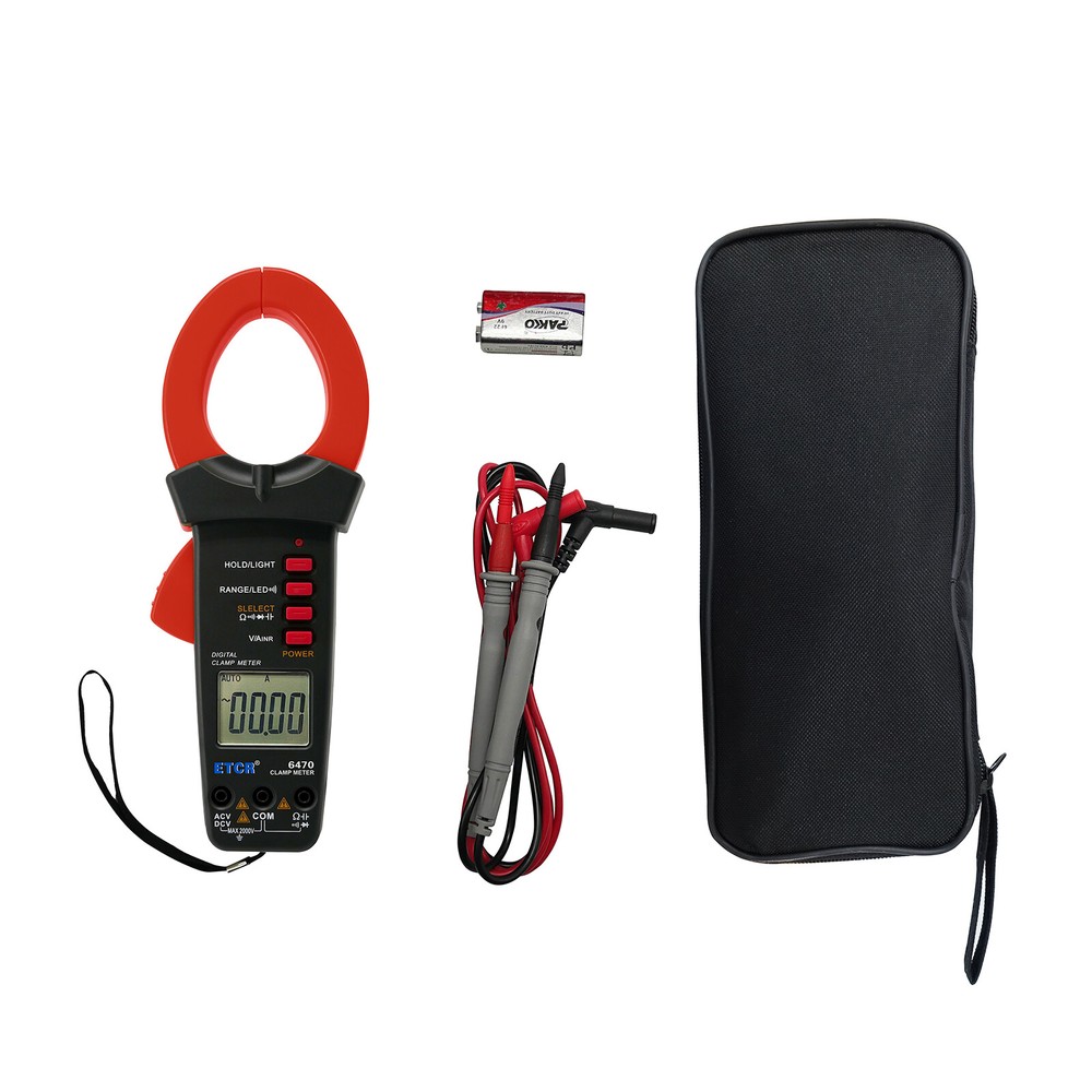 ETCR6470 Clamp Multimeter with Large Screen Digital ✦KD