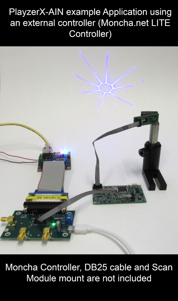 Mirrorcle Playzer X-Series (MEMS-based Vector Graphics Laser Projector)