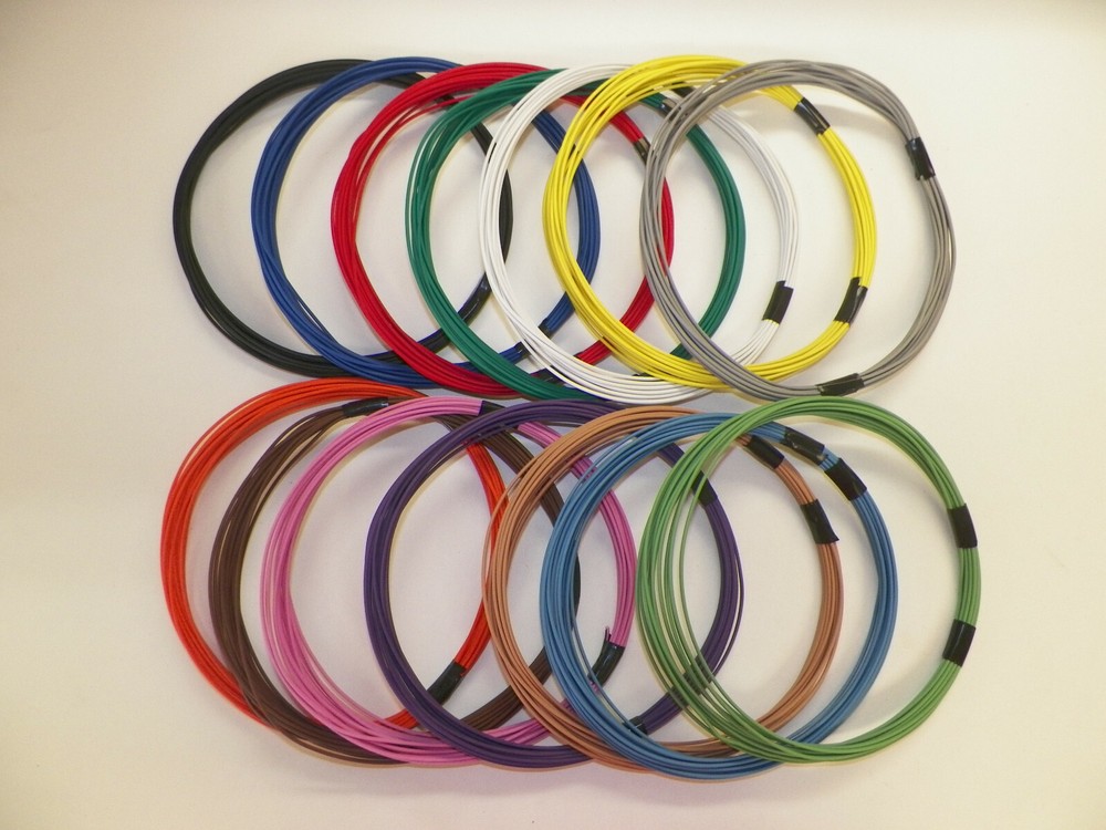 20 gauge TXL wire - Individual Solid Color and Size Options