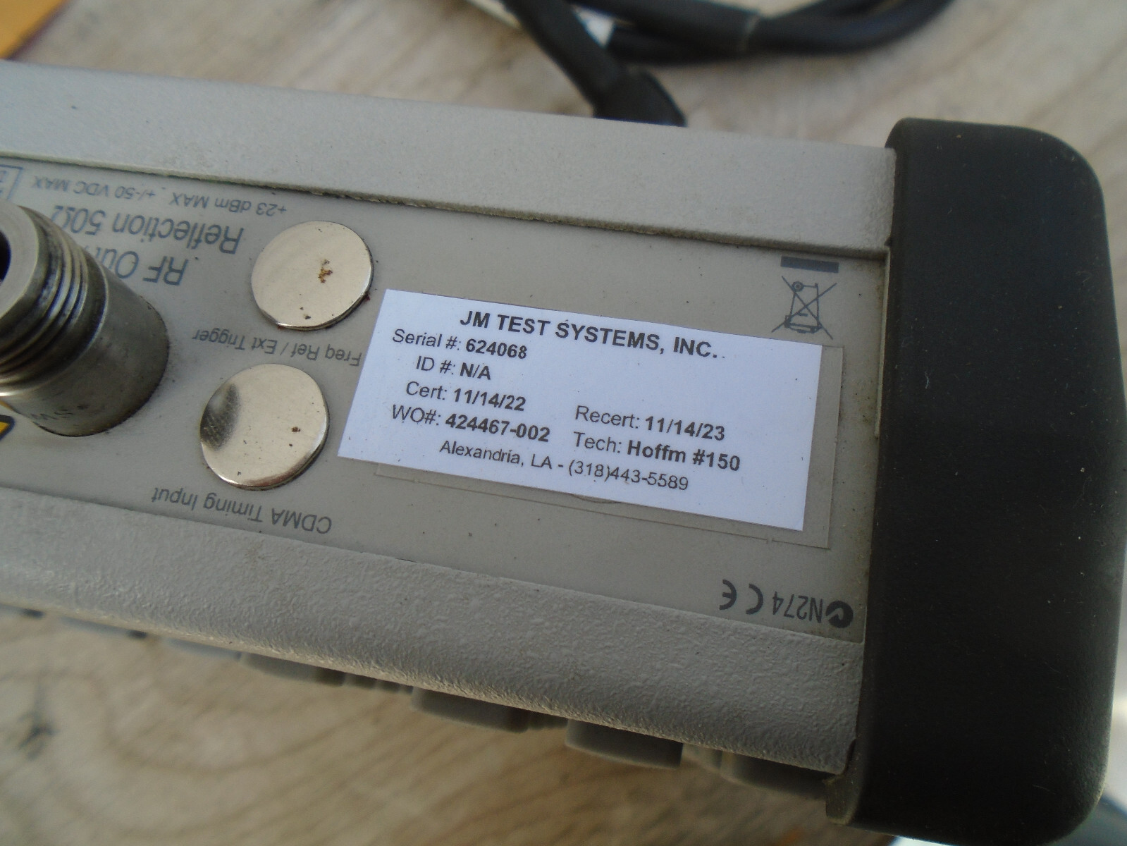 Color Anritsu S331D Site Master Cable and Antenna Analyzer w/Extras 15nnf50-1.5c