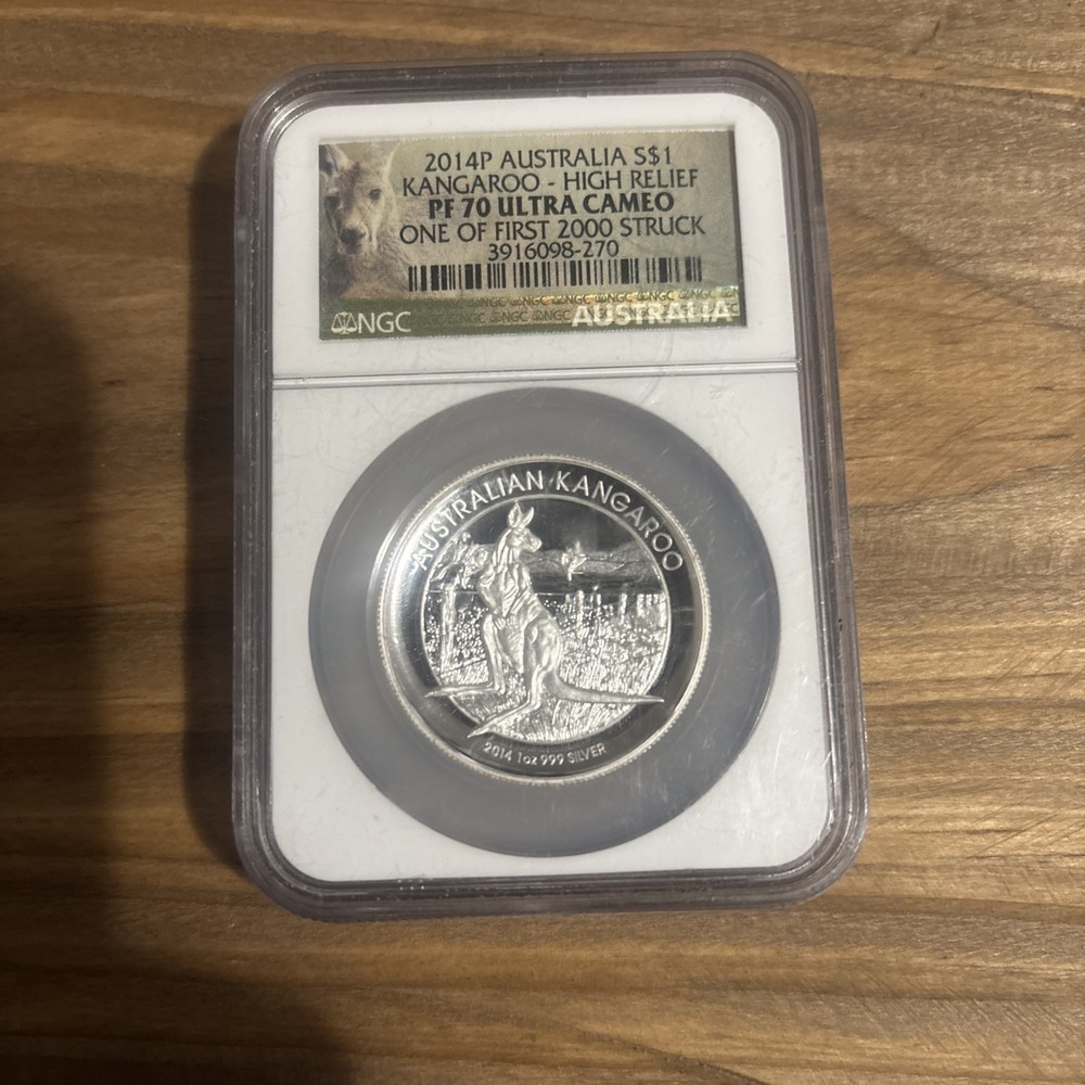 Moneda 2014p Australia 1S Kangaroo