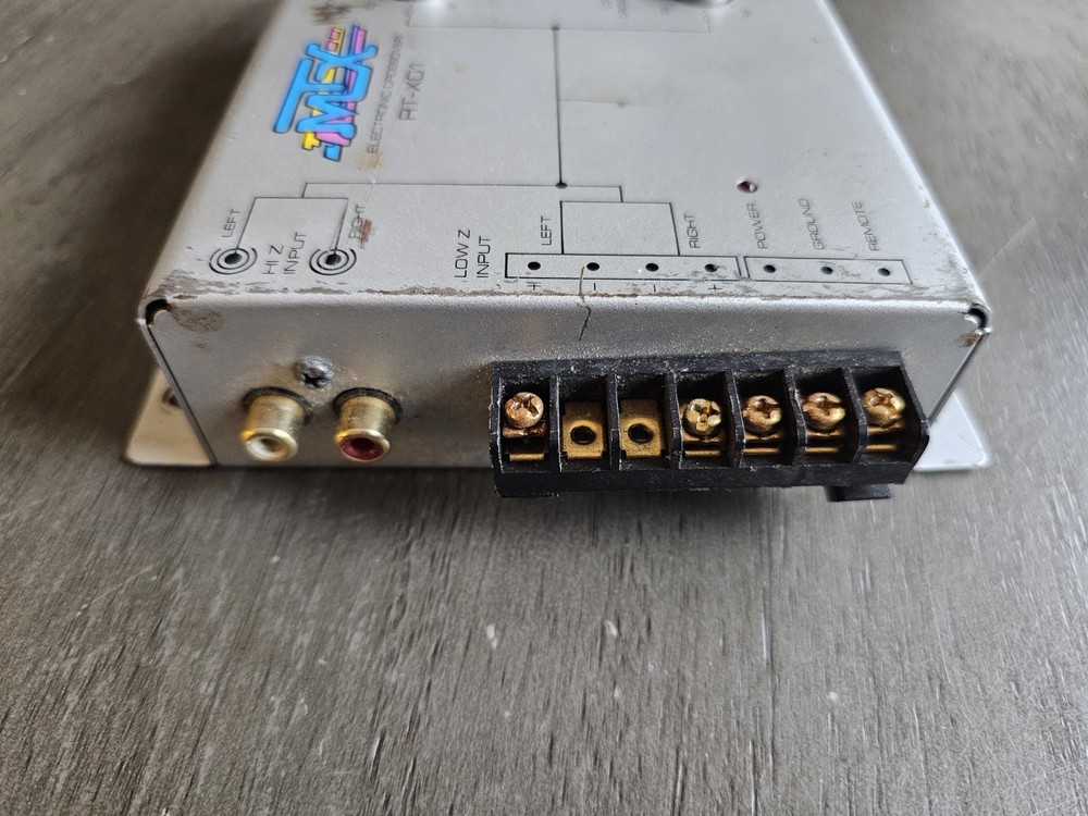 MTX RT-X01 Electronic Crossover Car Audio Signal Processor
