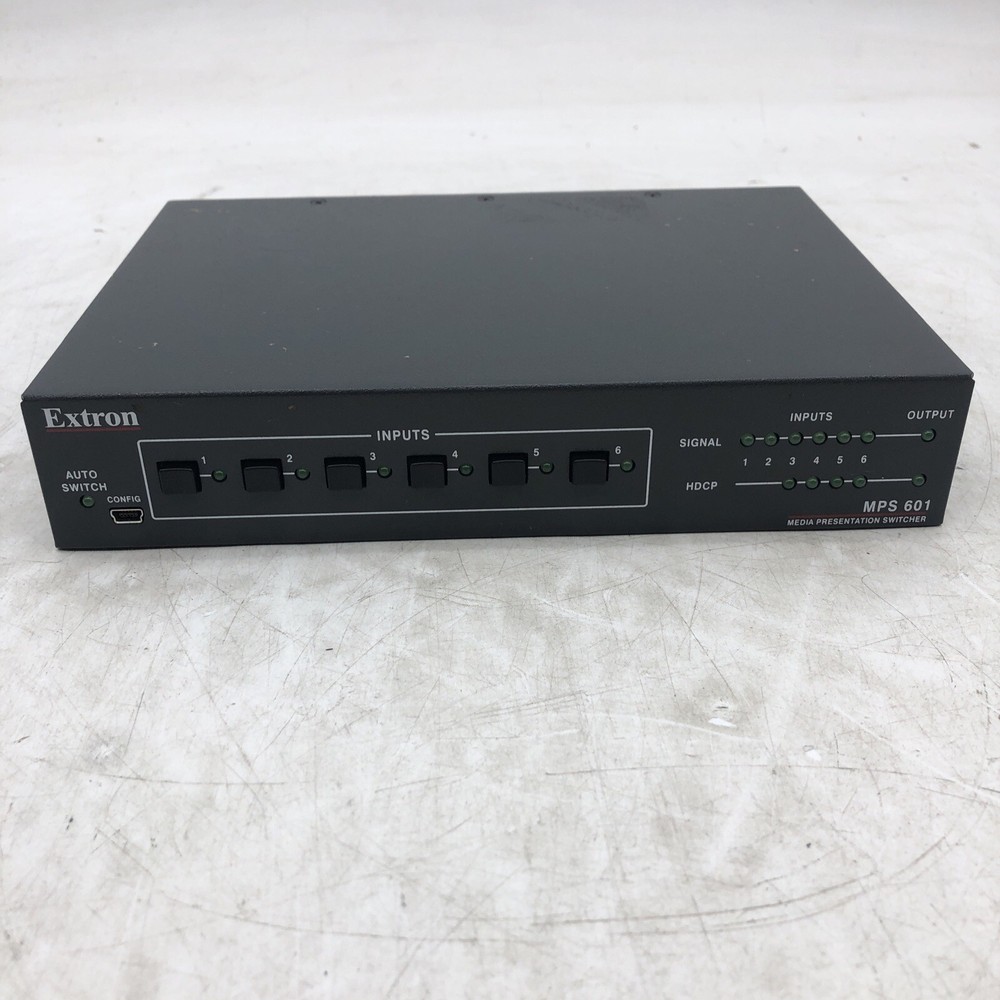 Extron, MPS 601 6 Input Media Presentation Switcher UNTESTED PARTS