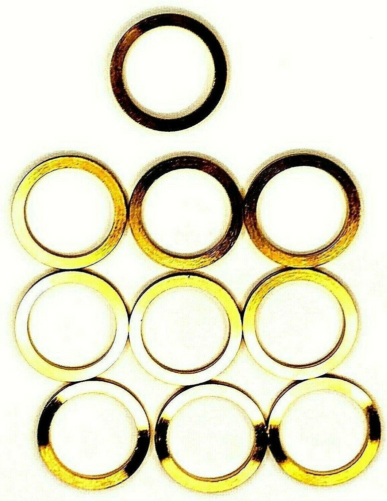 Gaskets Brass Ring Adapter Reducer Bushing for Circular Diamond Blade - 10 Pack