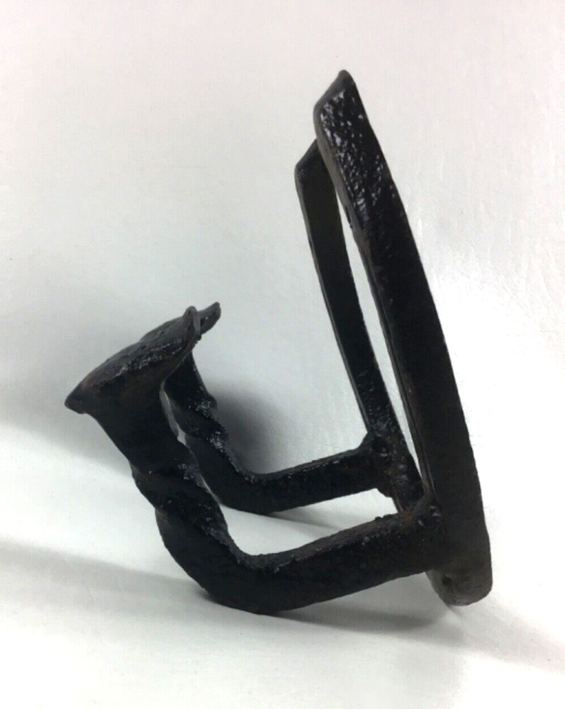 Horseshoe Railroad Spike Wall Hook Heavy Rustic Primitive Handmade