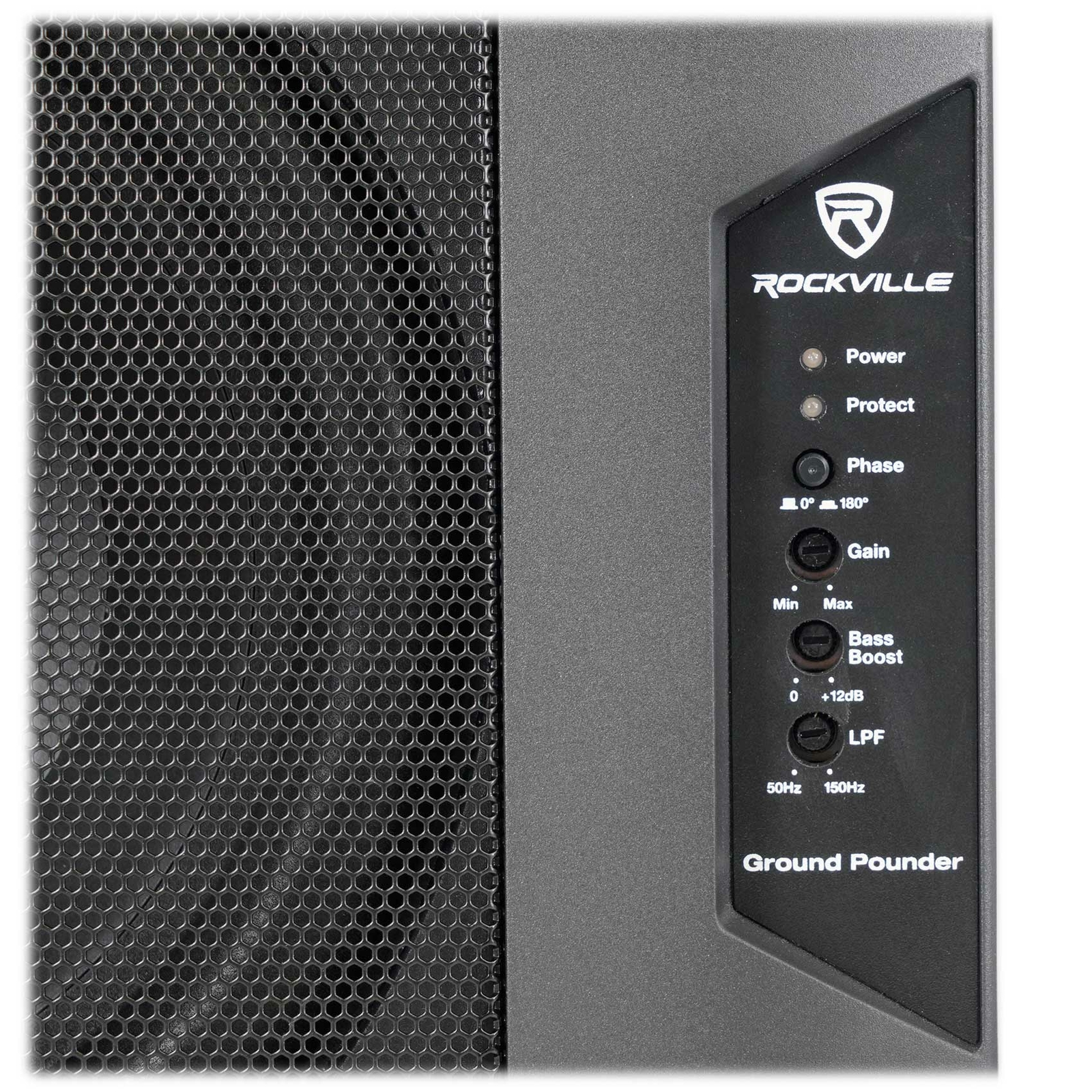 Rockville Ground Pounder 800w Powered Dual 10" Car Subwoofer/Aluminum Enclosure