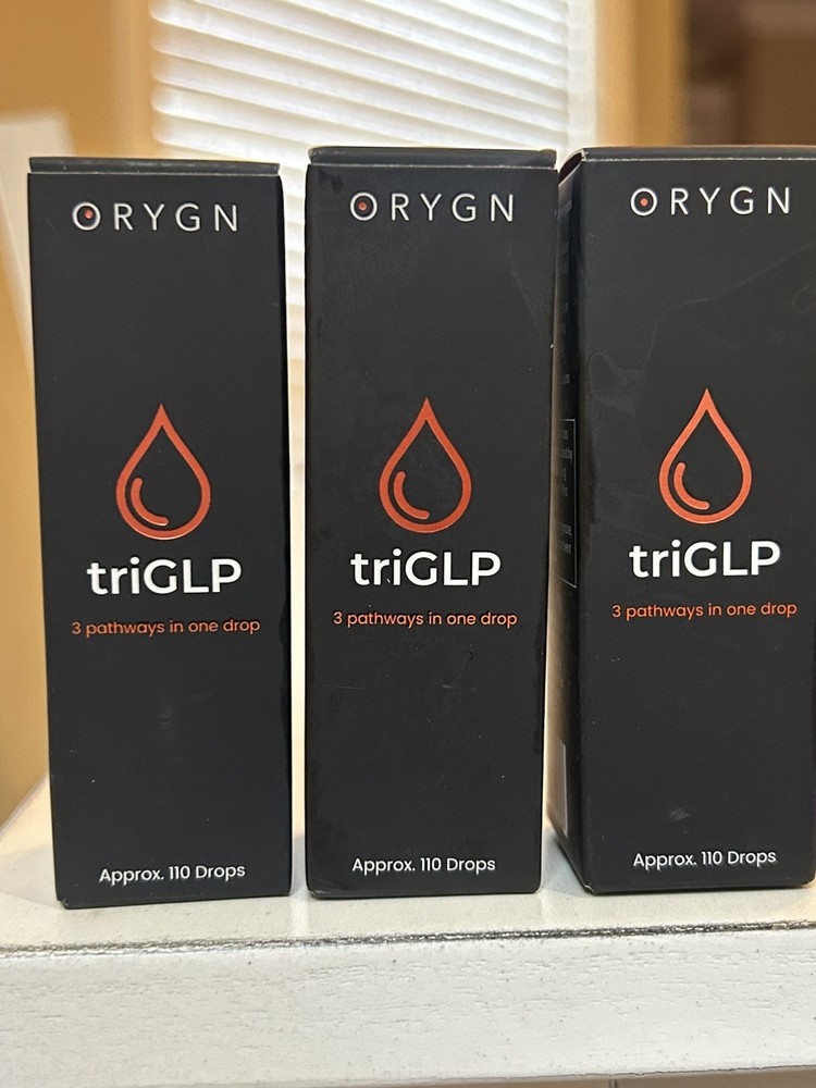 Orygn TRIGLP Natural Wellness Routine Drops- includes 3 bottles