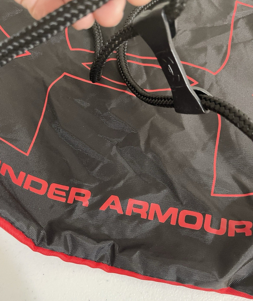 Under Armour Nylon Black/Red Athletic Backpack Burn Kickboxing