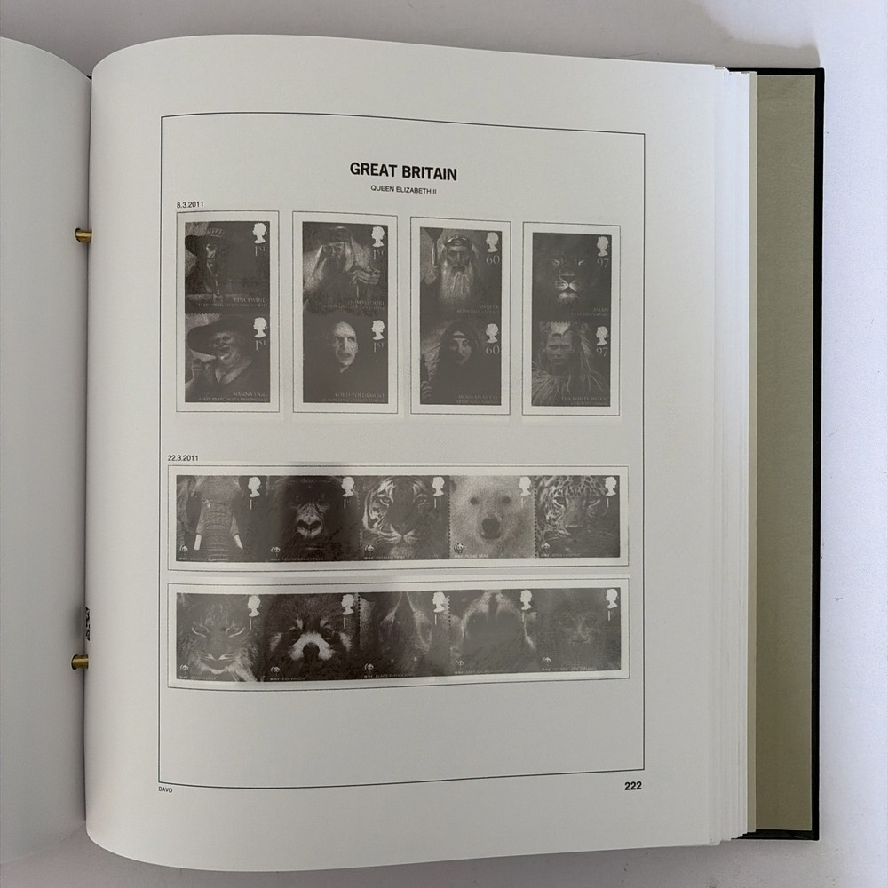 GB Stanley Gibbons Hingeless, DAVO Album + slipcase Vol V, 2008-2011, Fine used
