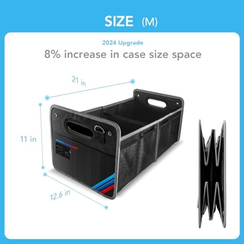 Car Trunk Organizer, Waterproof Collapsible Portable Medium Storage Box -50