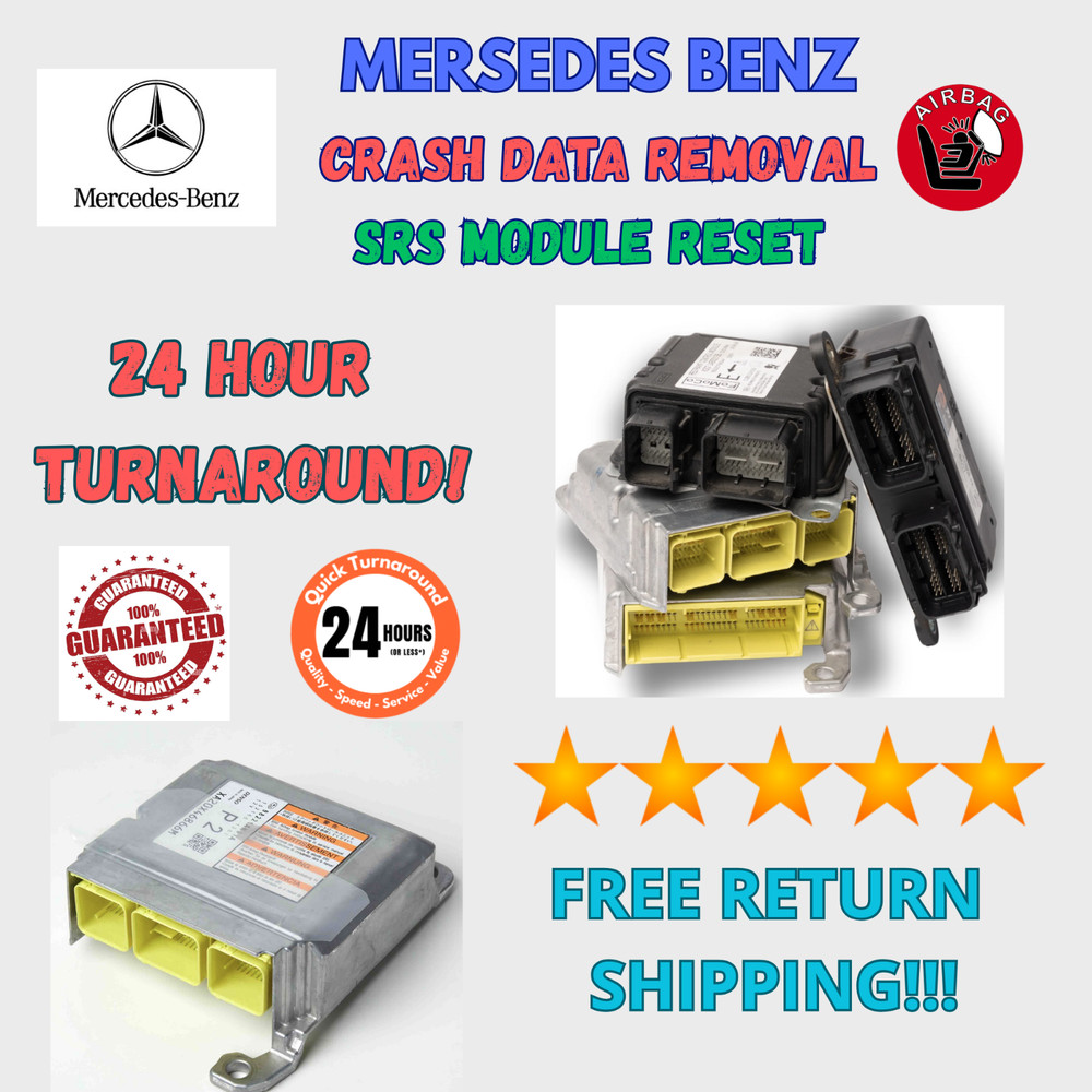 MERCEDES BENZ CRASH DATA RESET – SRS RESTRAINT MODULE REPROGRAM SERVICE