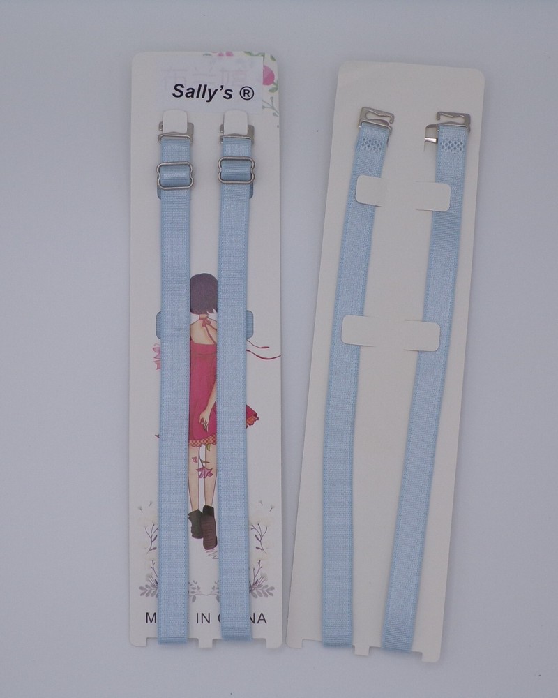 BRA STRAPS - PLAIN - ADJUSTABLE - (SIL) - 1 CM WIDTH - VARIOUS COLOURS