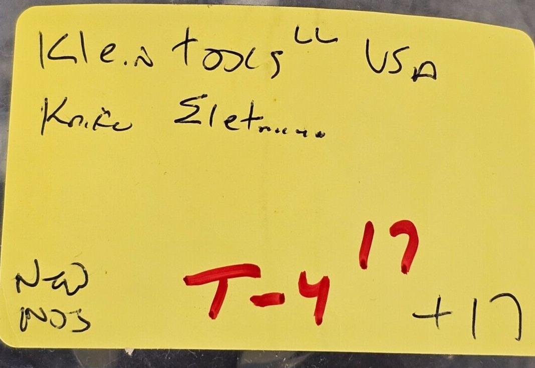 Klein Tool Electrician Folding Pocket Knife 3 Blade KK LL USA Chicago