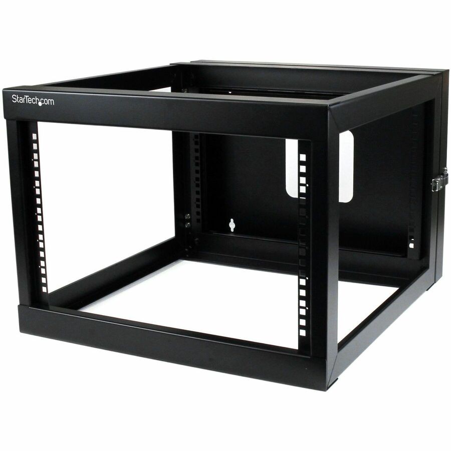 StarTech 6U 22in Depth Hinged Open Frame Wall Mount Server Rack