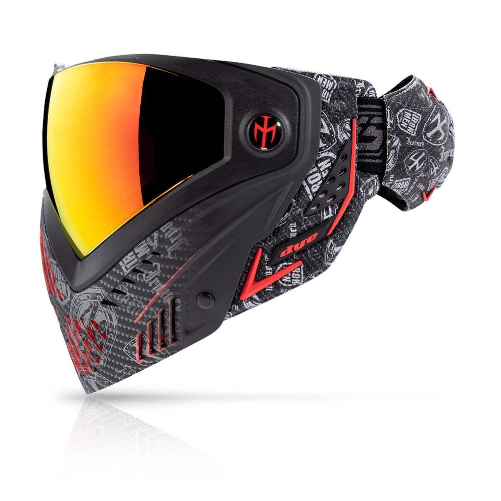 Dye I5 Mask - IM Shields - Black / Red