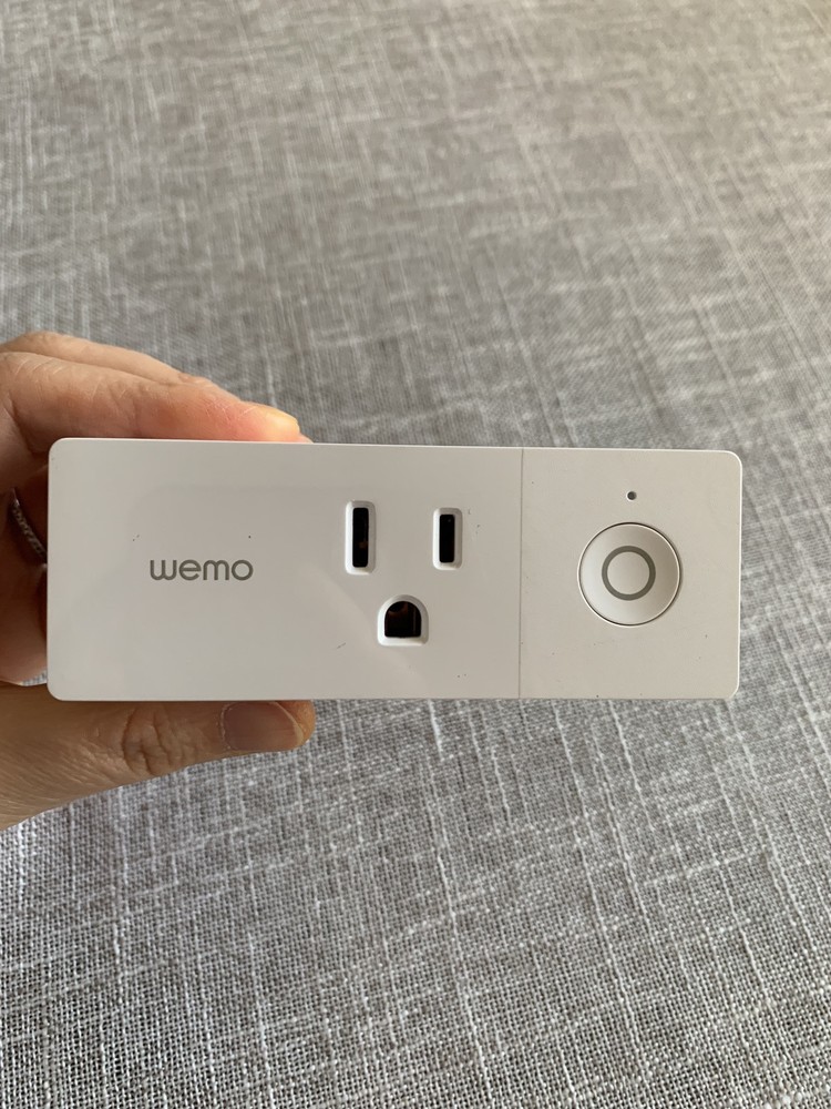 WeMo WiFi Enabled Mini Smart Plug White F7C063