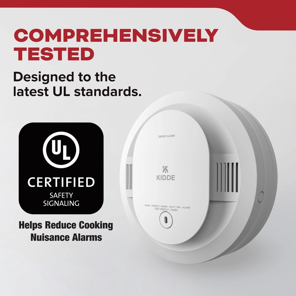 NEW - Kidde Detect Smoke Alarm Model 20SDR 2 AA BATTERY POWERED