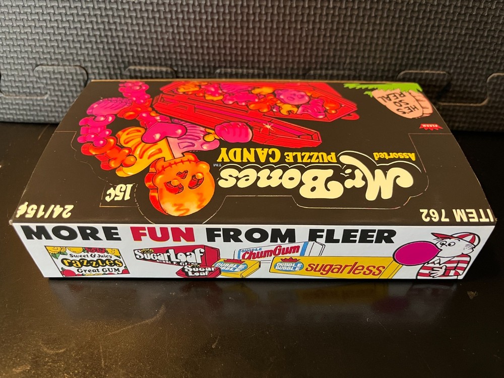 Mr Bones - Empty custom design display box