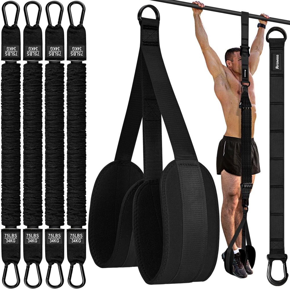 Durable Resistance Bands for Pull Up & Body Strength Training - 300 lbs Support