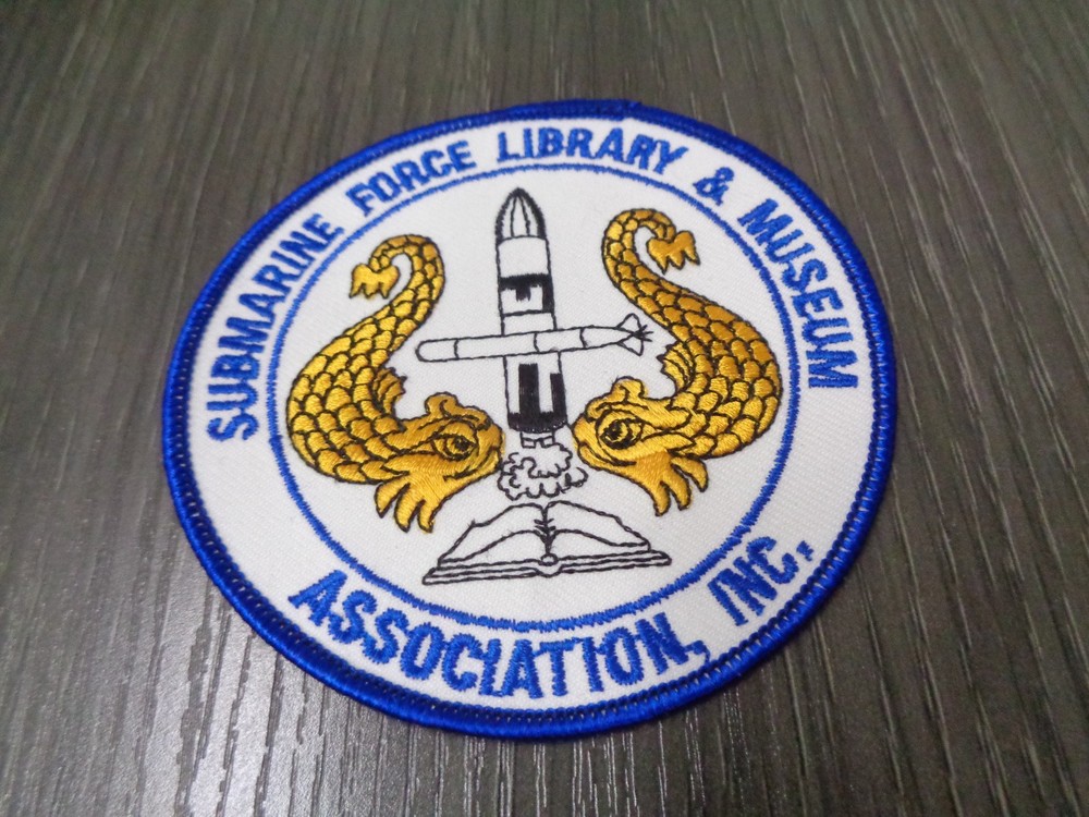 SUBMARINE FORCE LIBRARY AND MUSEUM ASSOCIATION, INC. 4" PATCH