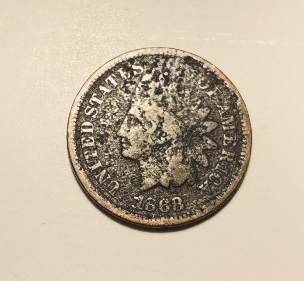1868 Indian Head Cent