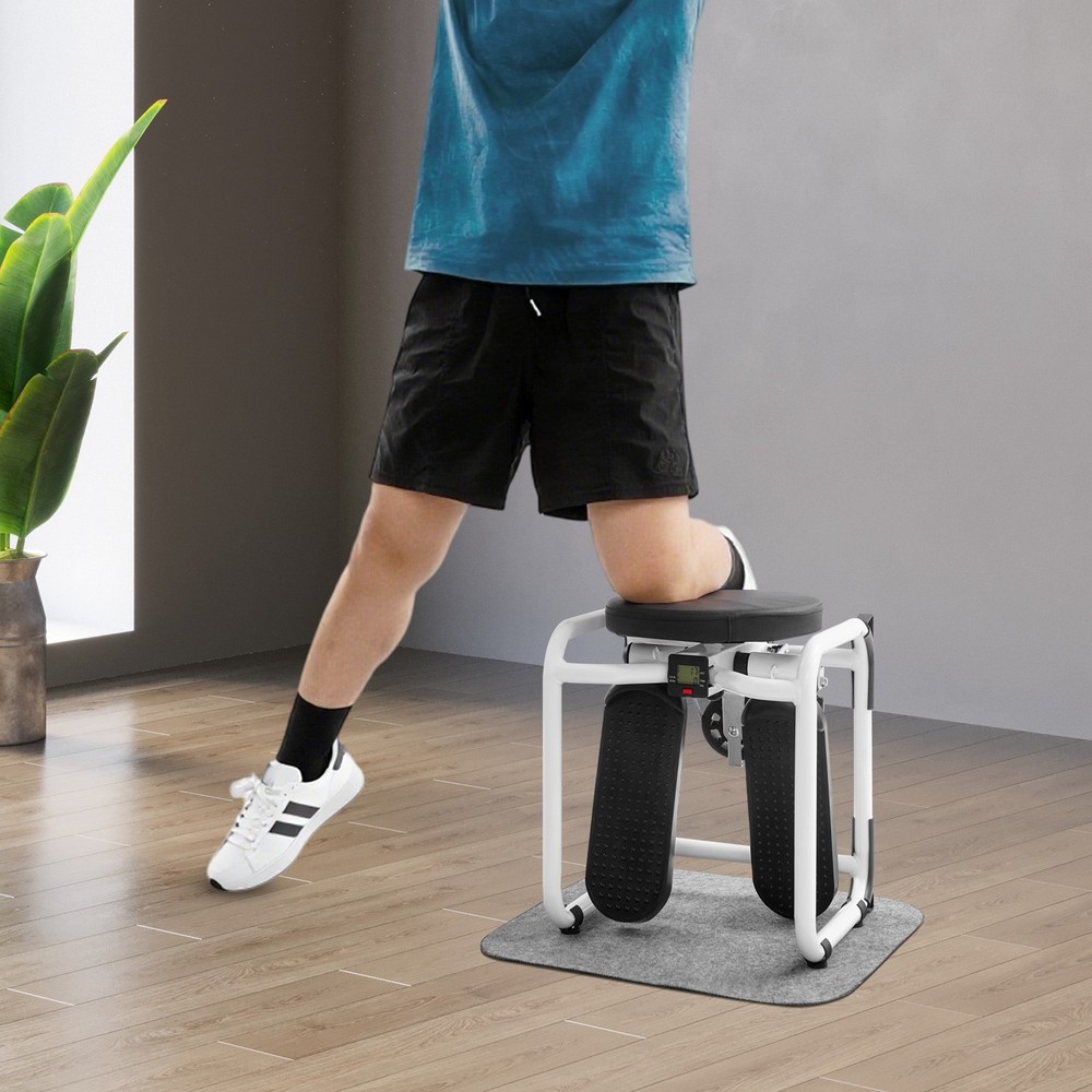 Multi-Function Stepper with Seat, Stepper for Home, Mini Sport Stepper