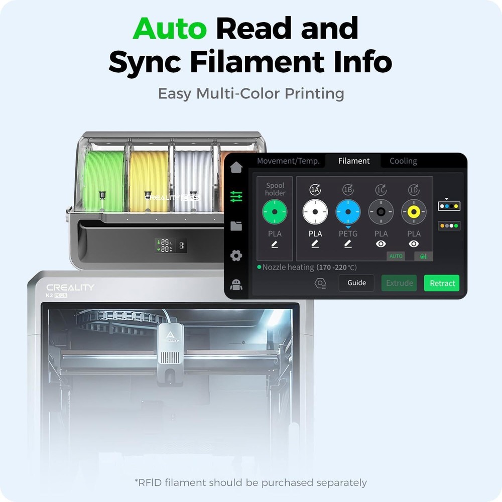 Creality CFS Multi-Color 3D Printer Automatically Filament System 16 Color Print