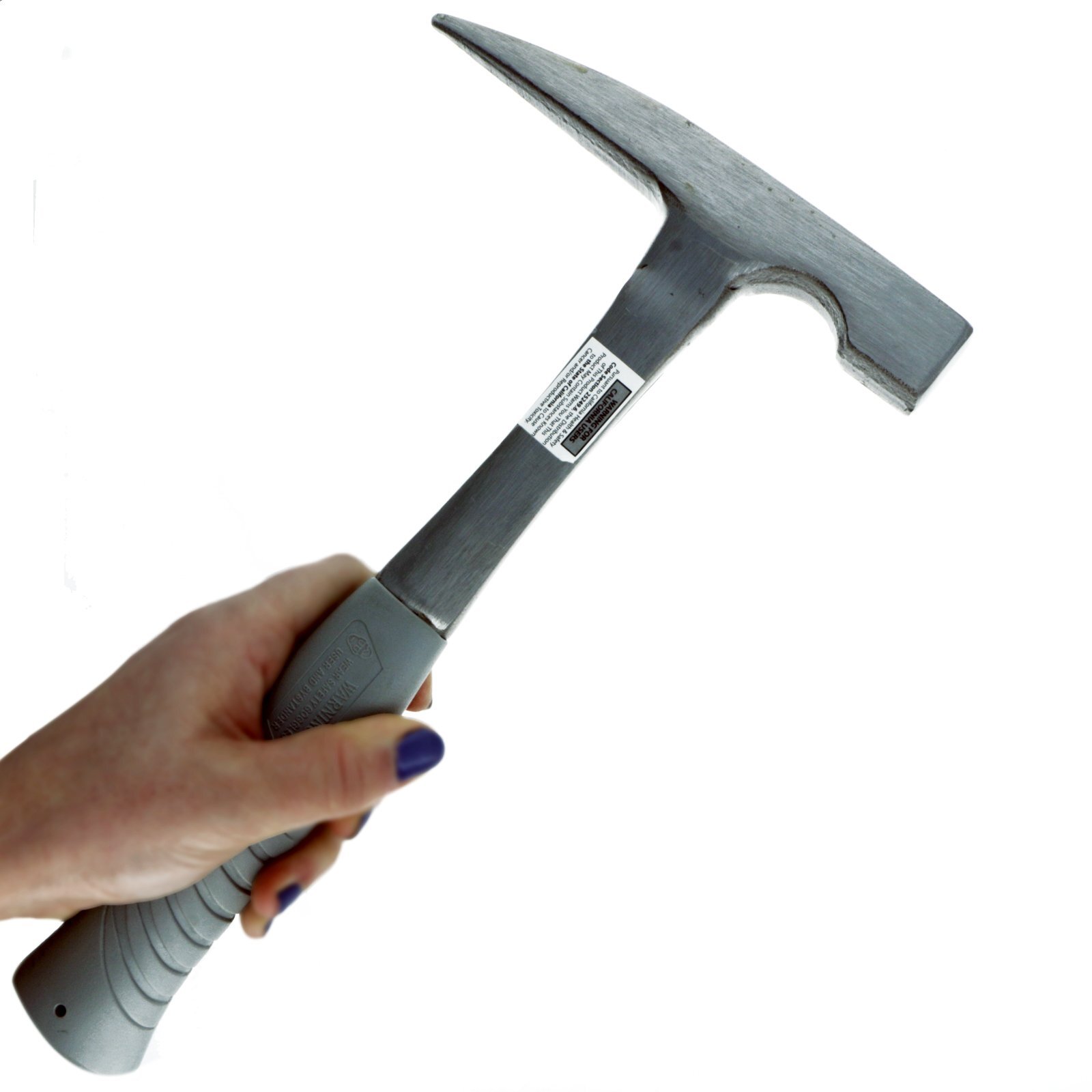 Gold Rush Prospecting Ergonomic Stainless Steel Rock Pick Mining Hammer -32oz